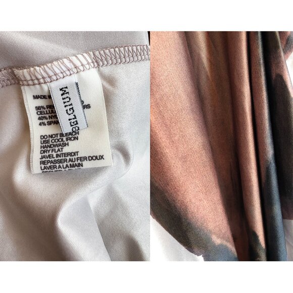 Ann demeulemeester beige kaftan knit maxi long sleeve belted dress - Picture 3 of 11